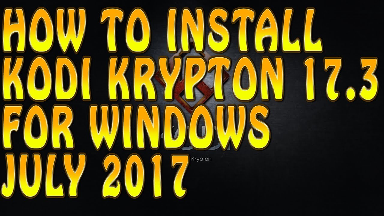 kodi 17 krypton download windows